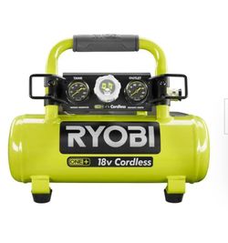ONE+ 1 Gal. 120 PSI Portable 18V Horizontal Air Compressor ( 0.5 CFM at 90 PSI )
