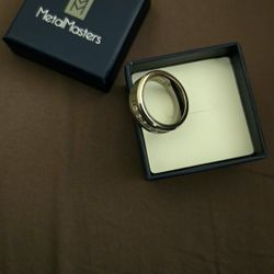 Size 8 Titanium New Men's ring
