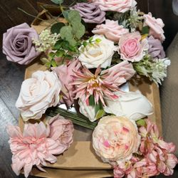 Dusty Pink Flower Arrangement.