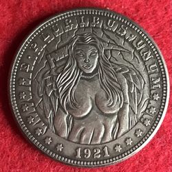 Lady Death Coin. First $20 Offer Automatically Accepted. Shipped Same Day