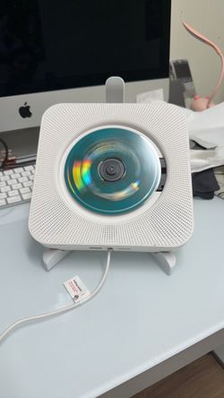 Wall Mounted CD Player with Bluetooth & Stand