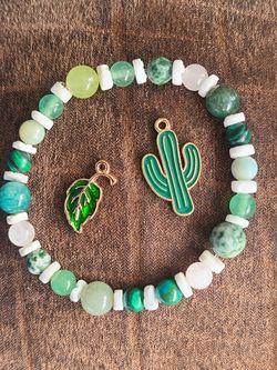 Handmade Natural Stone Stretchy Bracelet 