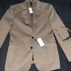 Express New With Tags Slim Olive Color Blazer 