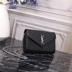  YSL Cassandre envelope flap wallet on chain