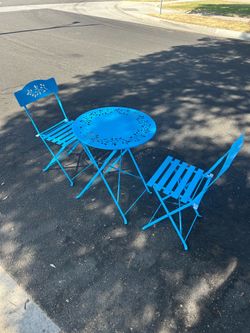 Brand new bistro patio outdoor metal set for $90