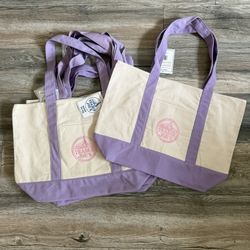 Trader Joe’s Large lavender tote