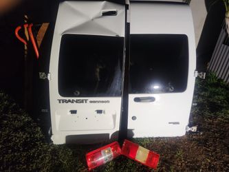 Ford Transit Connect Rear Door Pair with Tail Lights