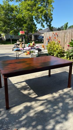 Table real wood heavy