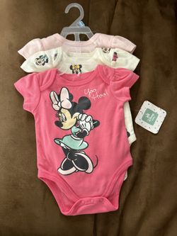Disney Minnie Mouse New With Tags, Set of Three Onesies, $15 OBO