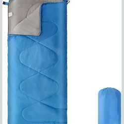 Sleeping Bags for Adults Kids，Lightweight Waterproof Compact Sleeping Bag with Stuff Sack for Warm Camping Cold Hiking Traveling Outdoor Activities
