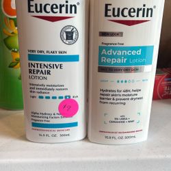 EUCERIN $9 Each 