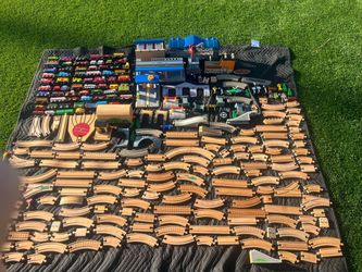 HUGE Thomas & Friends Wooden Railway Collection – Trains, Tracks & Buildings
