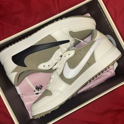 Travis Scott x Air Jordan 1 Low Golf Neutral Olive 