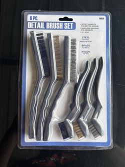 DETAIL BRUSH SET - 6 PC