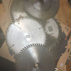 Table saw & Circular saw blades. Various sizes