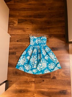 Derek Hearts brand Strapless Floral Mini Dress