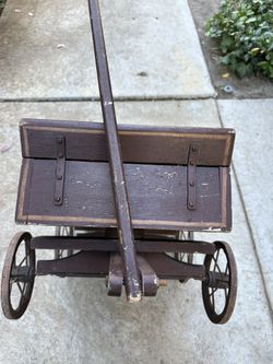 Antique Gidon Sherman Painted Wagon