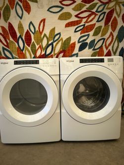 Whirlpool washer and dryer laundry