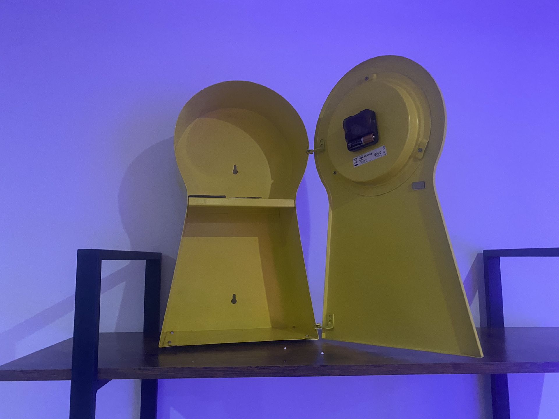 Large cool clock with storage