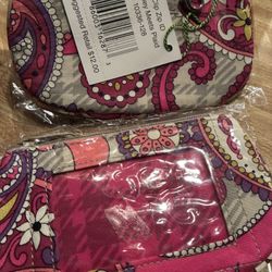 Vera Bradley Zip ID Paisley