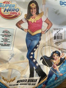 Halloween Costume Dc Wonder Women  Size M 8-10