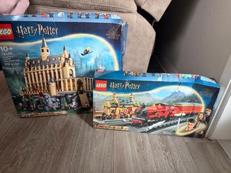 LEGO Harry Potter Bundle — Hogwarts Great Hall + Hogwarts Express/Hogsmeade — Brand New Sealed