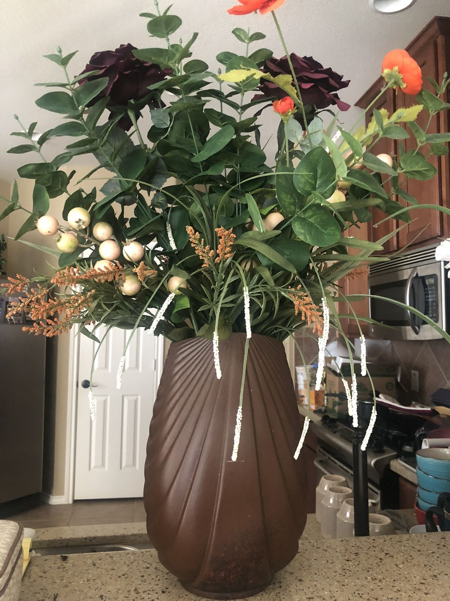 Vase And Flower Arrangement