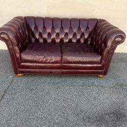 Leather sofa