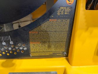 Dewalt 744 table saw