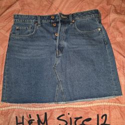 H&M Jean Skirt
