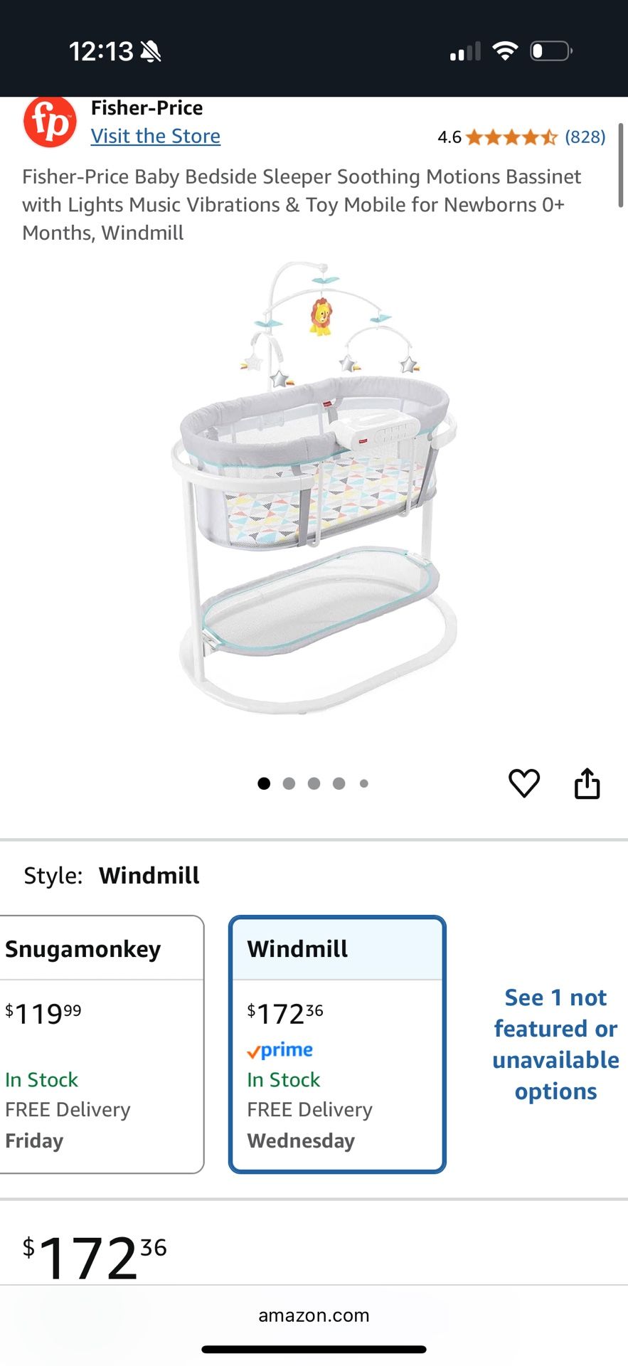 Fisher Price Bassinet