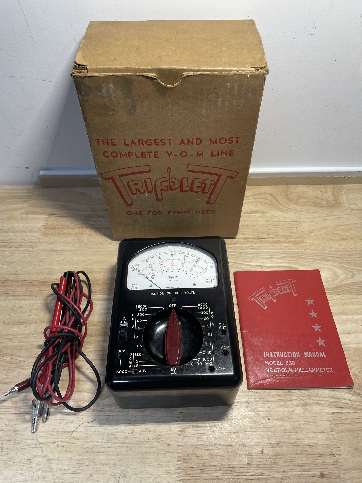 Triplett 630 Voltmeter