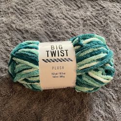 Big Twist Plush Yarn Color Spa Variegated Brand New Unused Skein