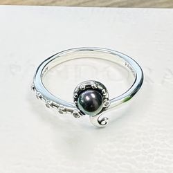 Pandora The Little Mermaid Ursula Silver Ring 192697C01 + PANDORA GIFT BOX & Polishing Cloth + Tag
