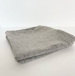 Set of 2 Grey Throw Pillow COVERS | 20" x 20" | Only Used for Staging