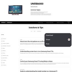 Samsung 57 Inch Smart T. V