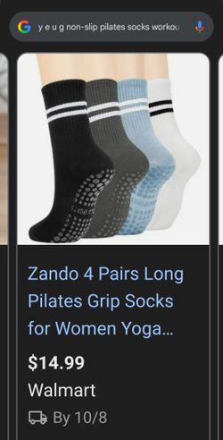 Pilates Grip Soaks 4 Pair 