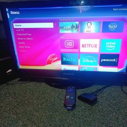 24inch Tv With Roku Streaming Device