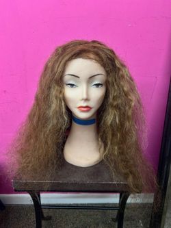 Blonde  100 %  human hair  wig