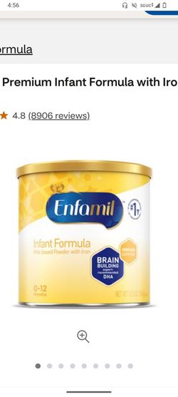 7 cans of  enfamil formula