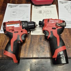 Brusless  Milwaukee. Impact  And Drill