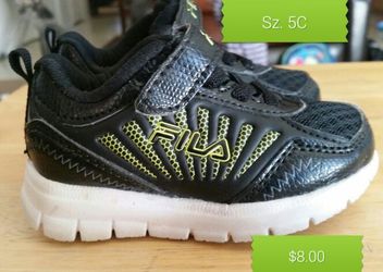 Sz 5C Green black Fila boy girl