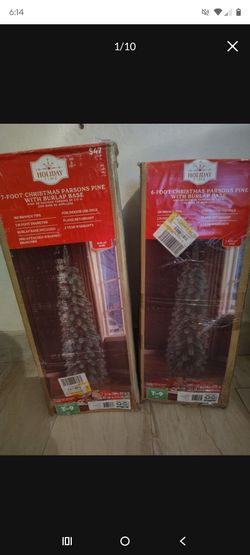 2 new Christmas trees both together 40$
