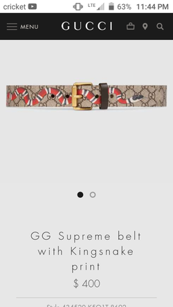 Gucci belt Brand