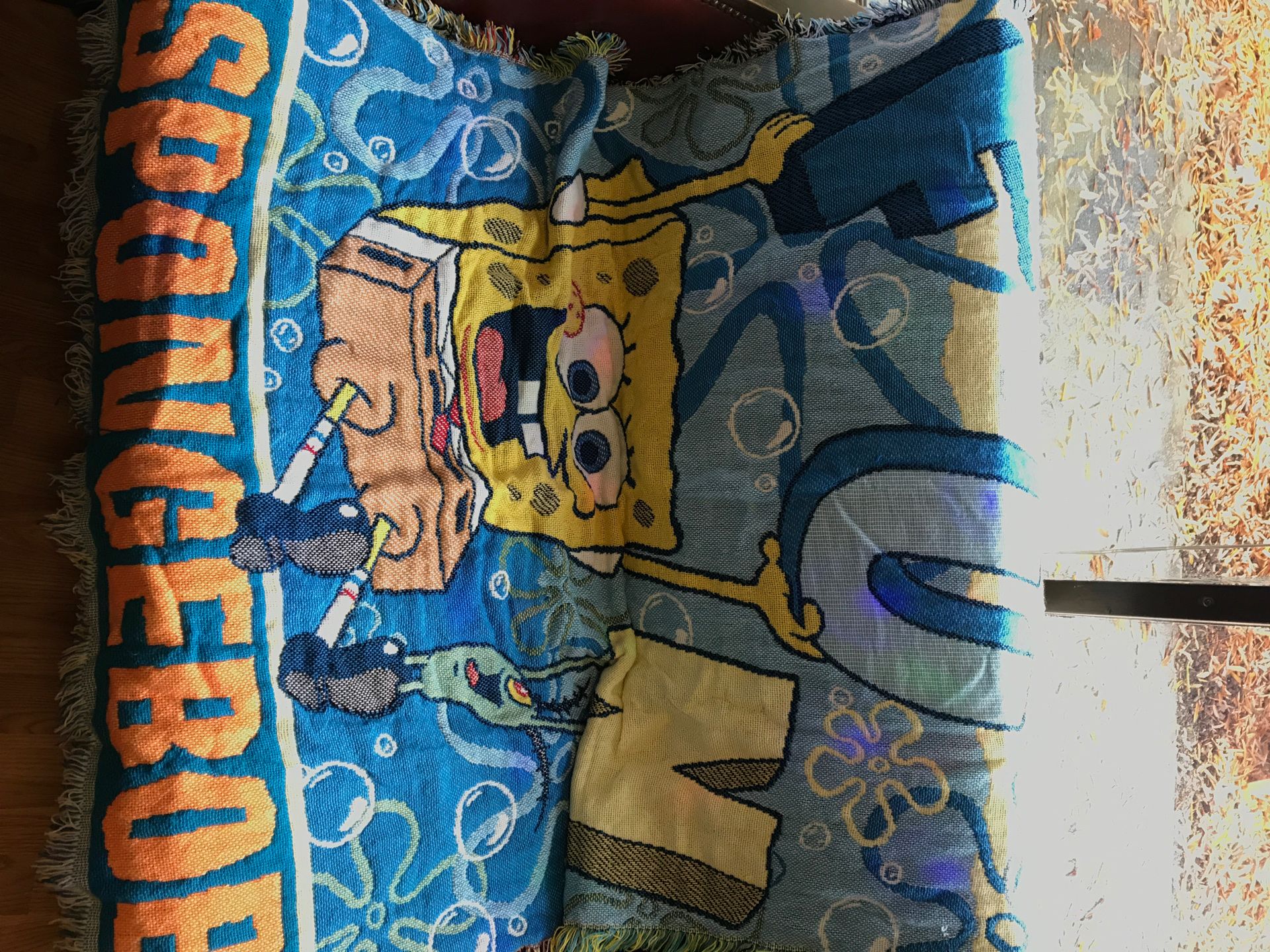 Vintage knit, quilt, and throw blankets