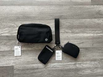 Lululemon Bundle Belt Bag and Dual Pouch Wristlet Keychain