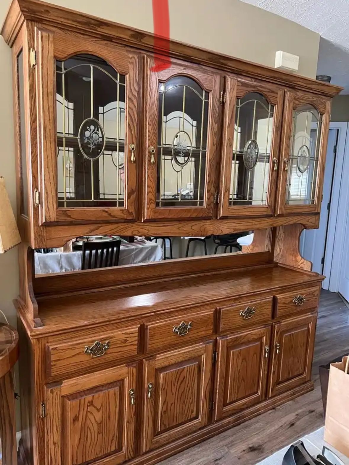 Wooden China Cabinet
