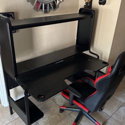 Gaming Set Up With Chair