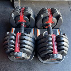 BowFlex SelectTech 552 Adjustable Dumbbells… Home Gym Fitness…. $260 Price Is Firm!!!