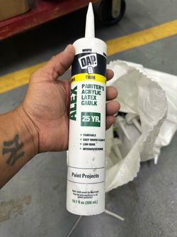 Painter’s white caulk
